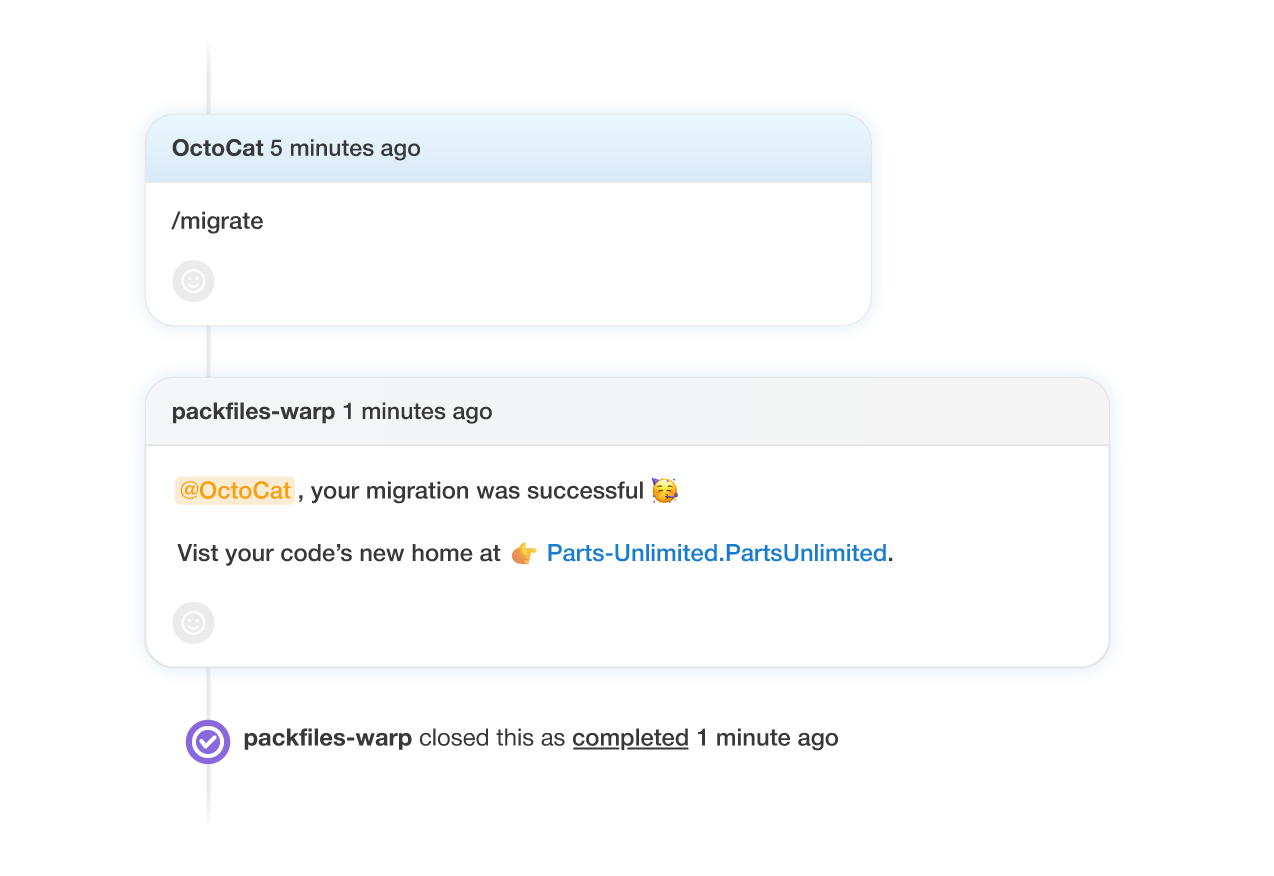 Migrate to GitHub with better tools.
